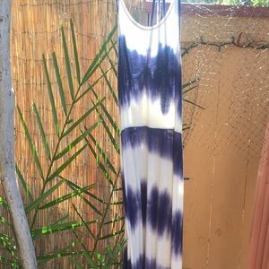 Tie Dye Maxi Beach Coverup